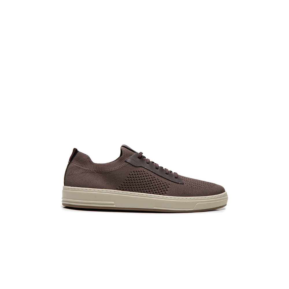 Tênis Masculino Casual Knit - Marrom