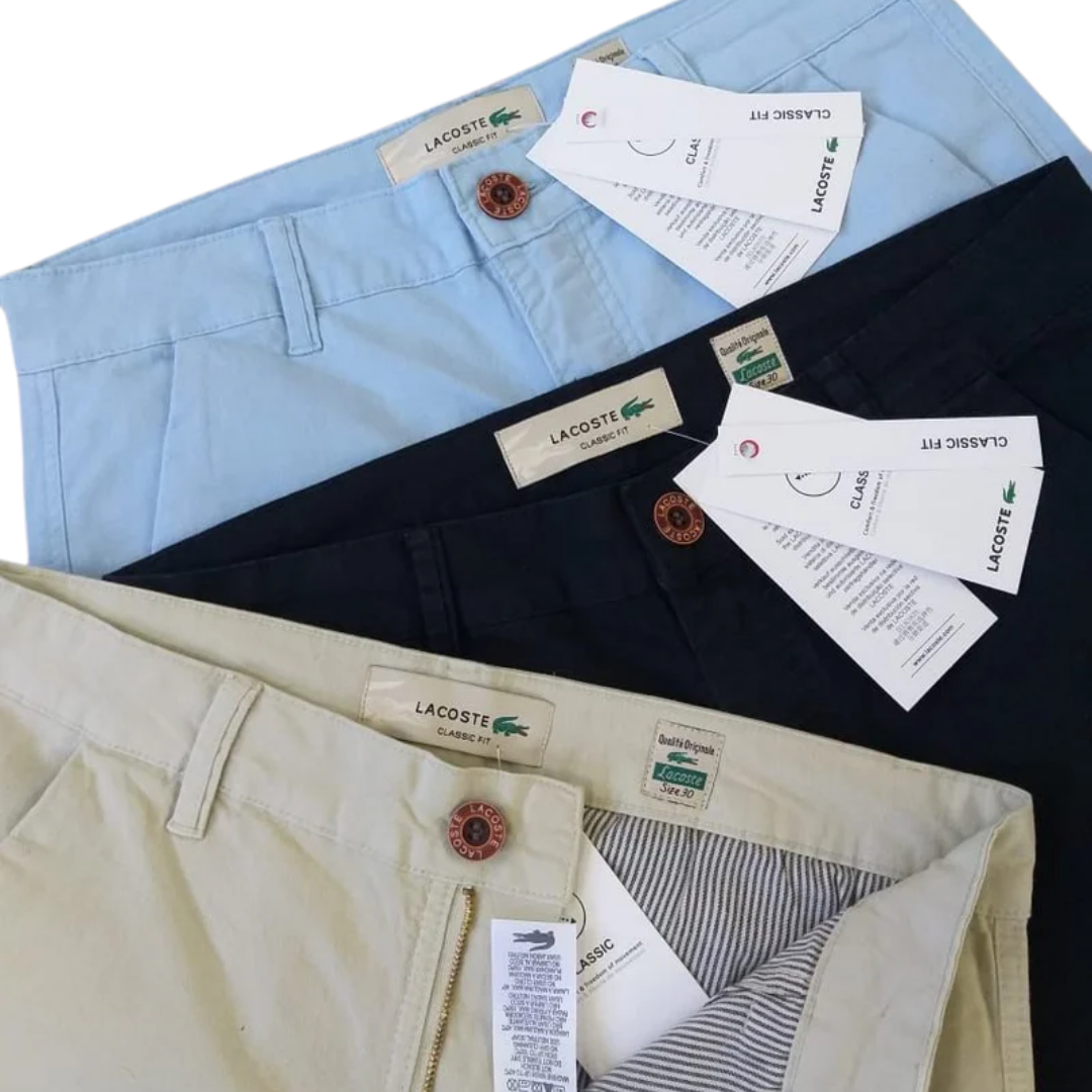 Kit 4 Bermudas Lacoste – Cores Elegantes