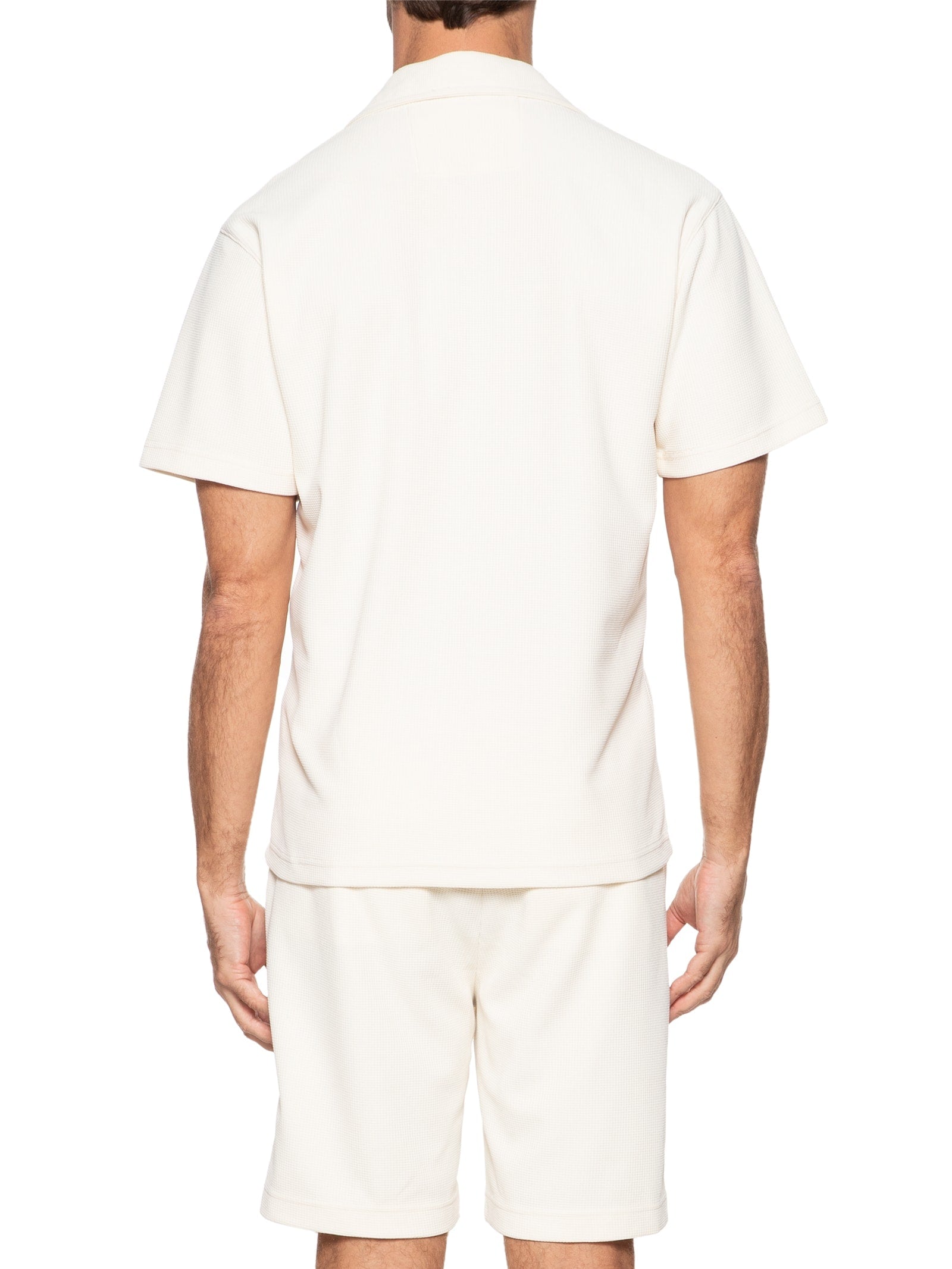 Conjunto Masculino Básico Camisa Manga Curta e Short - Azul - Imagem 4