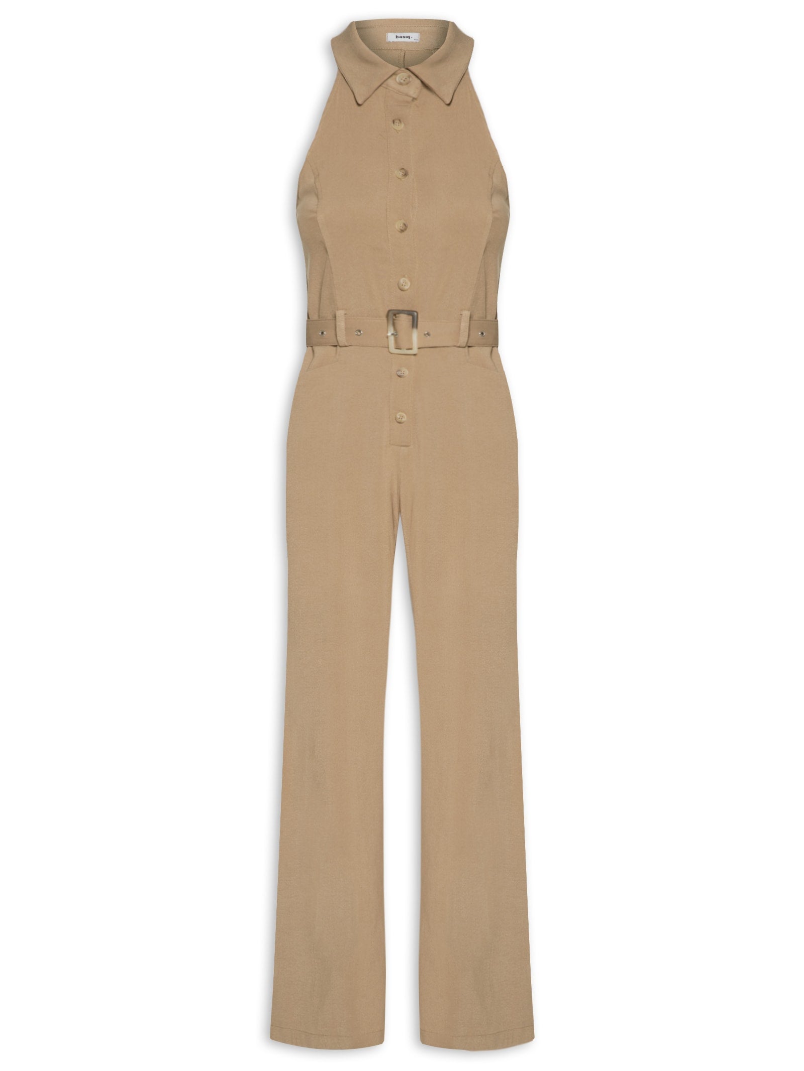 Macacão Feminino Cava Americana - Off White