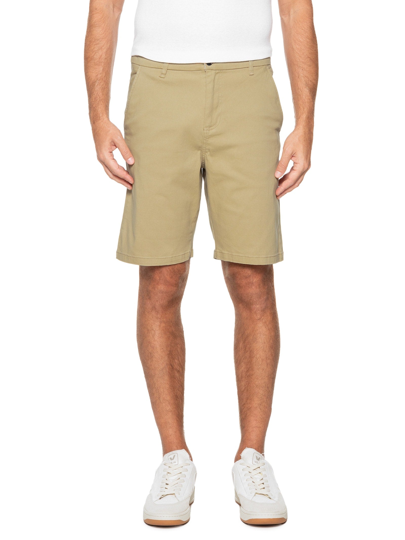 Bermuda Masculina Chino Moline Color - Bege - Imagem 3