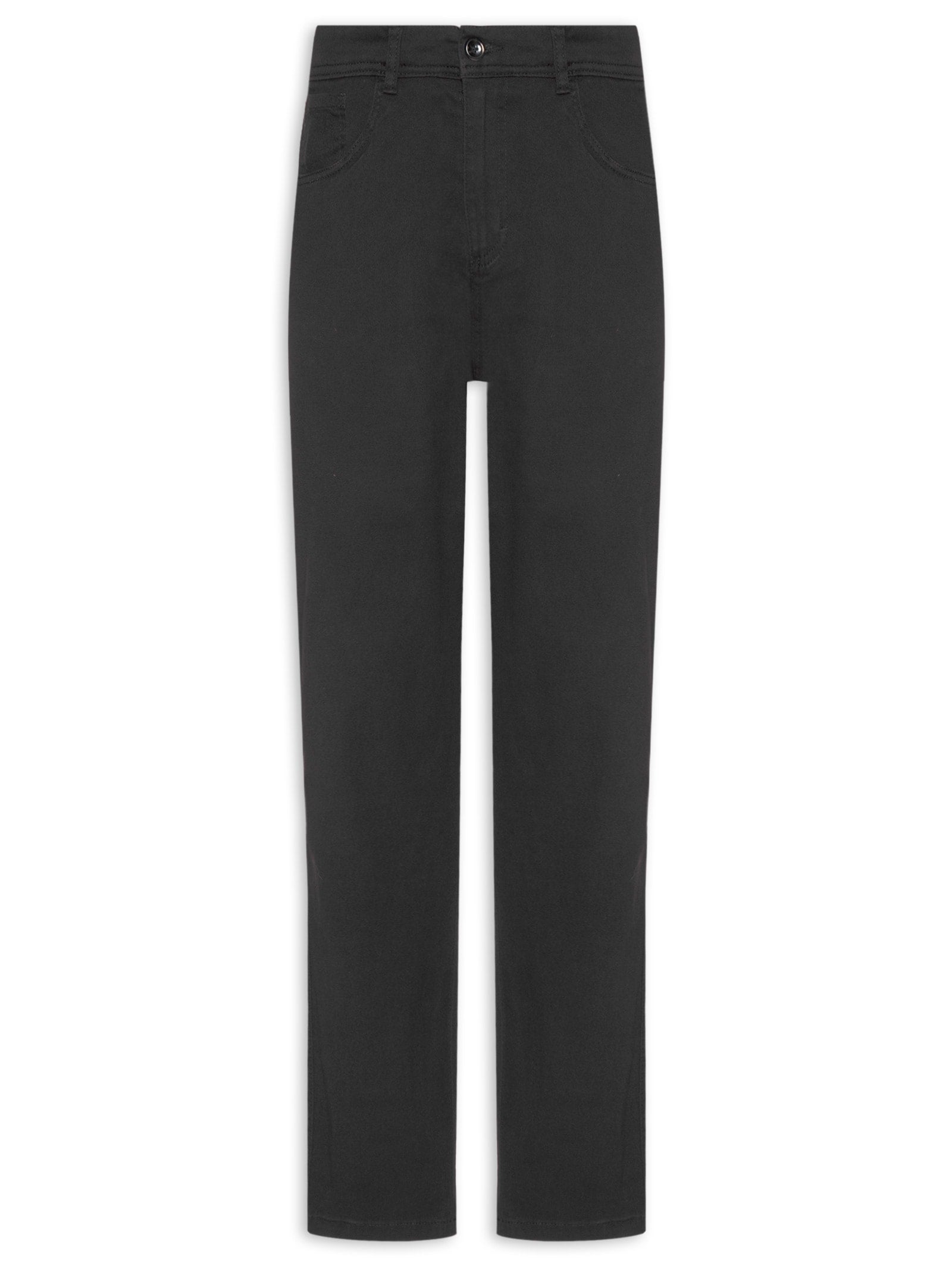 Calça Masculina Chino Sarja Color - Preto
