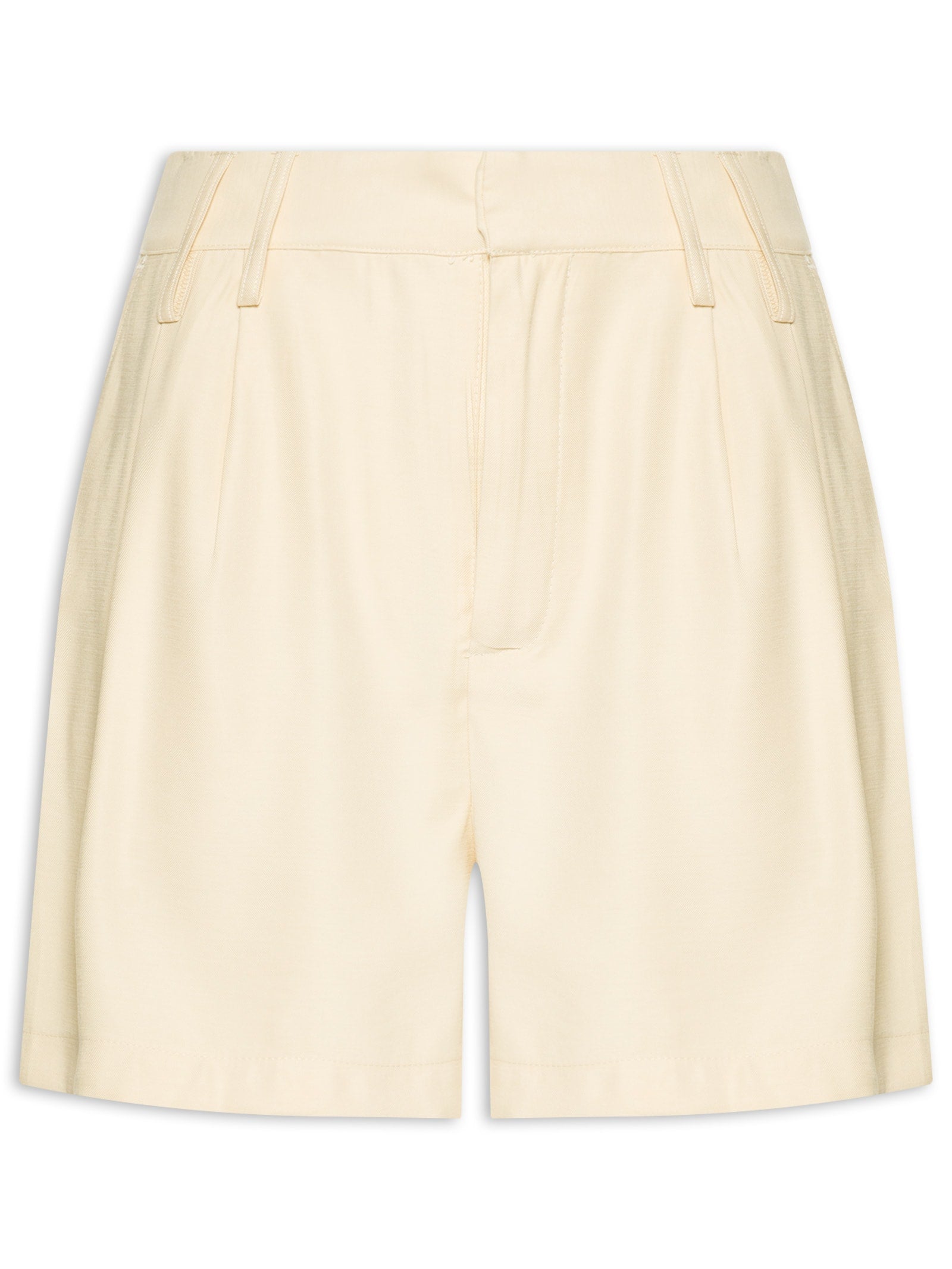 Short Feminino Liso - Bege
