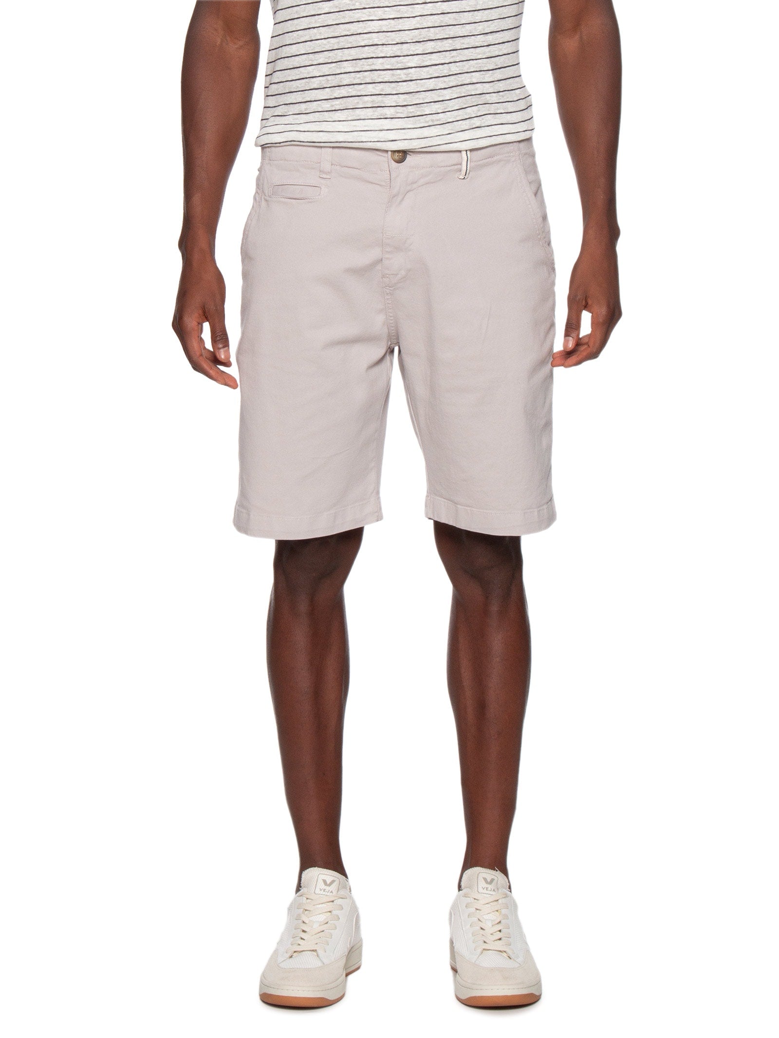 Bermuda Masculina Chino Premium Lycra - Bege - Imagem 3