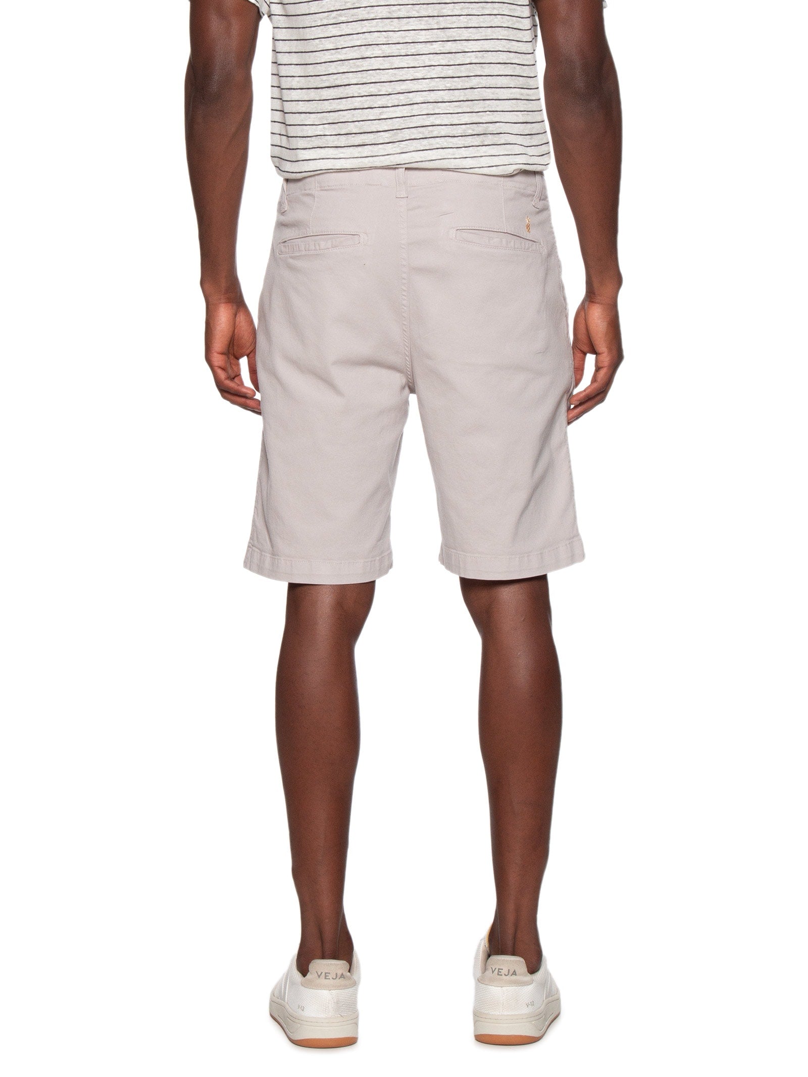 Bermuda Masculina Chino Premium Lycra - Bege - Imagem 4