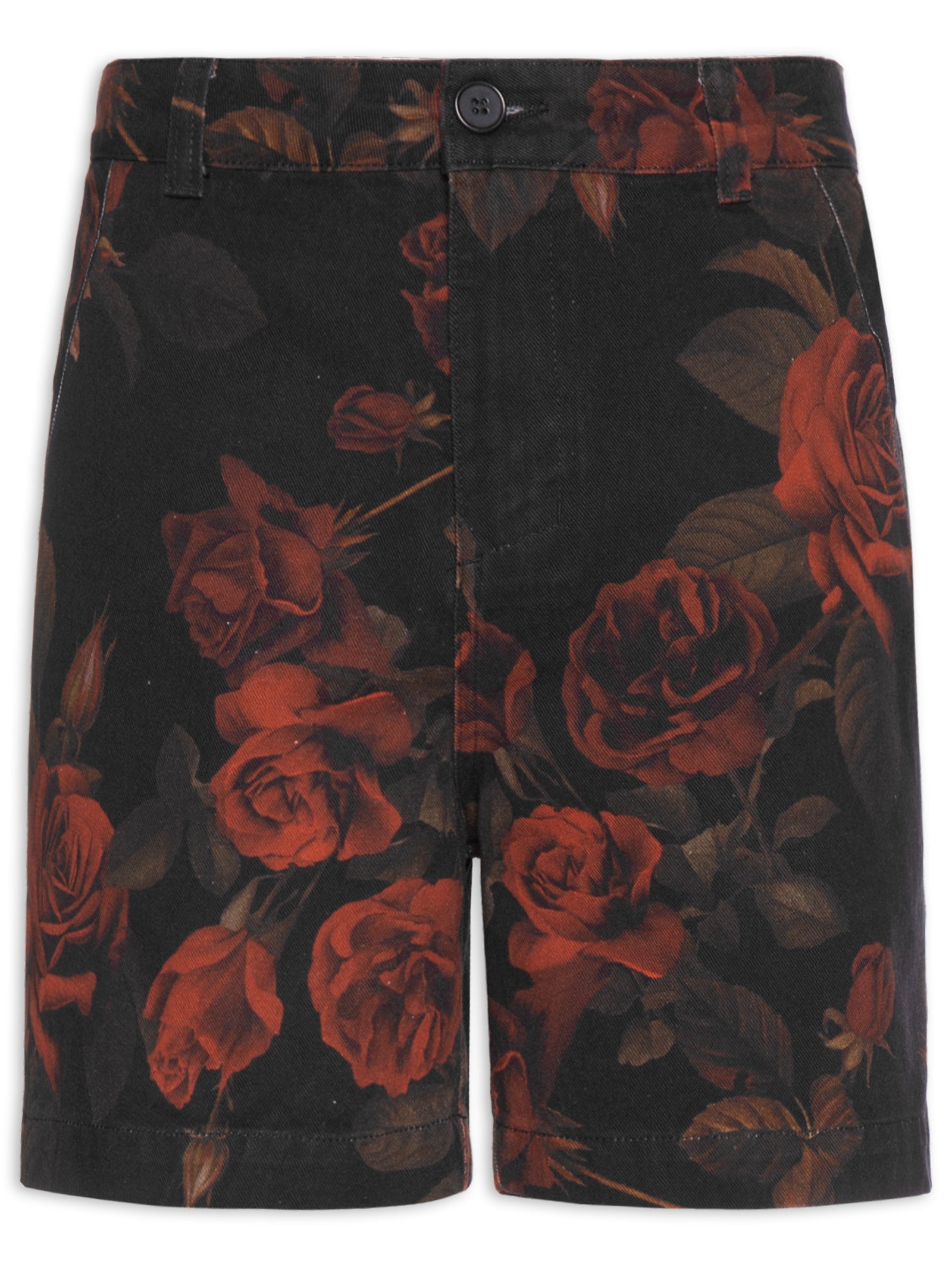 Bermuda Masculina Cargo Em Sarja - Preto