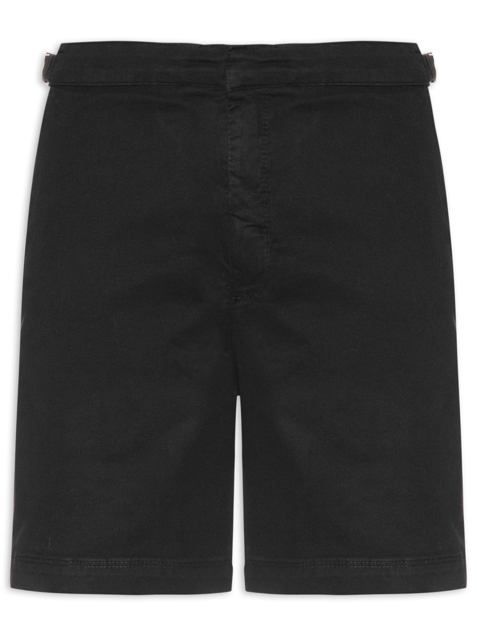 Short Masculino Chino com Fivela em Sarja com Elastano - Bege