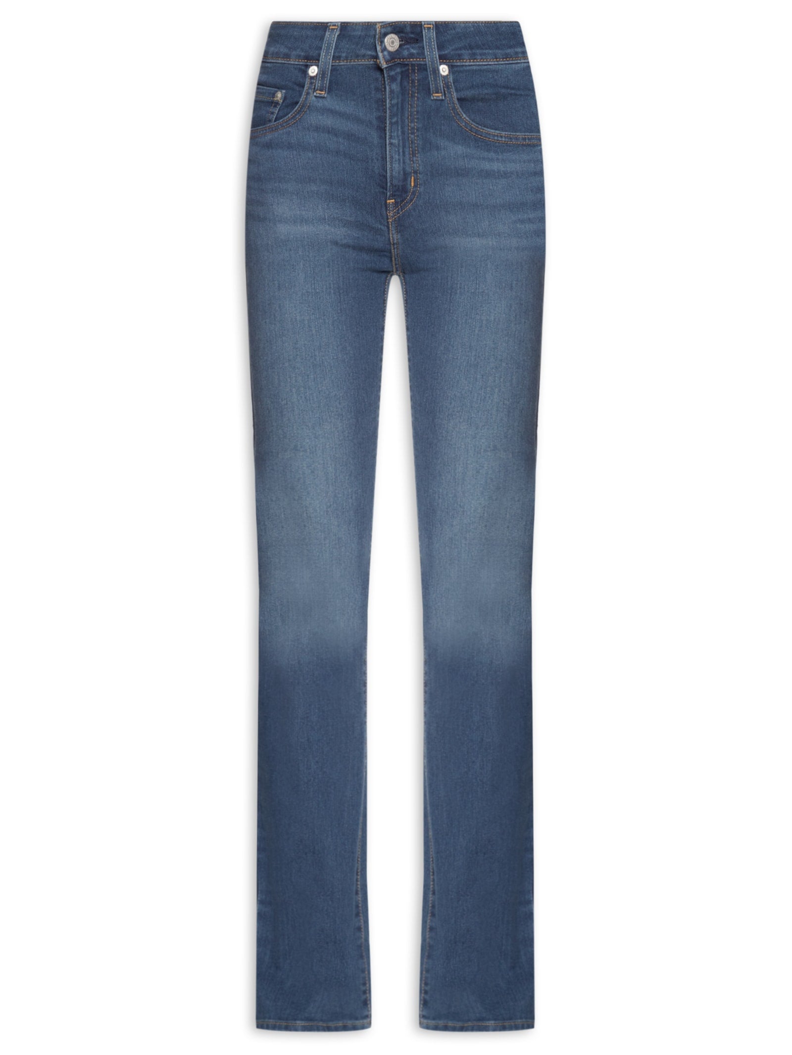 Calça Feminina 725 High Rise Bootcut - Azul