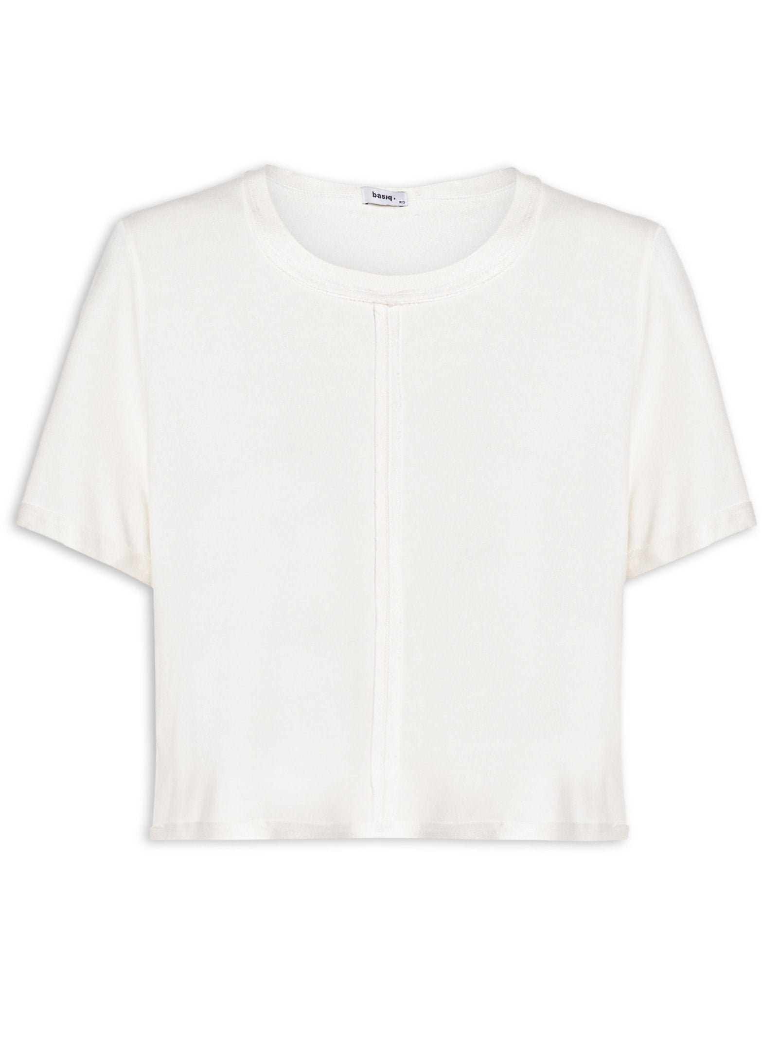 Blusa Feminina Acabamento Contrastante - Marrom